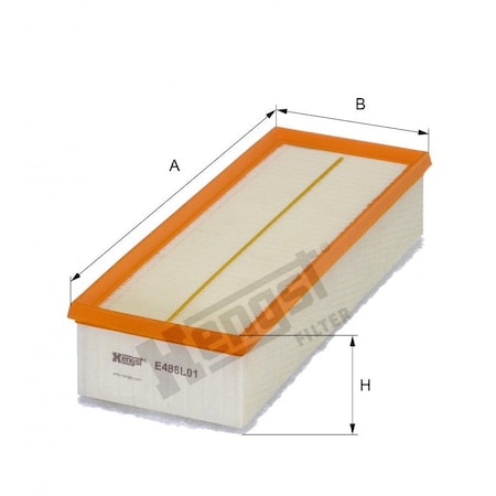 Hengst Air Filter, E488L01 E488L01